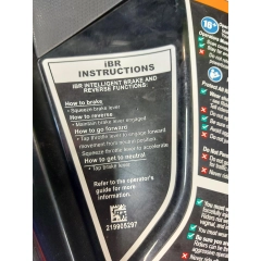 IBR INSTRUCTION DECAL