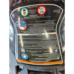 general warning decal