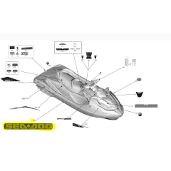 SEA-DOO HULL DECAL LEFT