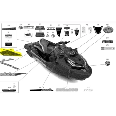 IDENTIFICATION DECAL LEFT RXT X