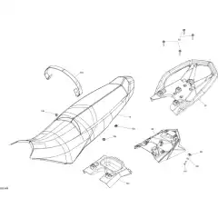 <p>Pakken inneholder del 10>10C p&aring; tegningen.</p>

<p>Passer:</p>

<p>Spark 900 HO ACE, 2019<br />
Spark TRIXX, 2019<br />
Spark 900 HO ACE, 2018<br />
Spark TRIXX, 2018</p>
