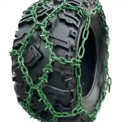 Heltflytende kjetting til ATV 5,7 mm med U-brodd gripeelement. Leveres i 5,7 mm lettkjetting med firkantm&oslash;nster. Tilpasset dekkdimensjoner, med enkel montering uten verkt&oslash;y. ATV-dekk kan variere i st&oslash;rrelse, s&aring; justering av kjetting kan v&aelig;re n&oslash;dvendig.