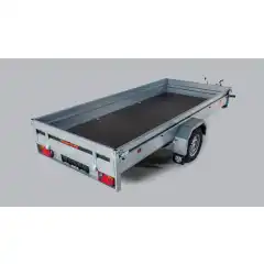 En utrolig sterk og solid ramme som er varmgalvanisert. Sidekarmer og skjermer er laget av h&oslash;ykvalitets st&aring;l med belegg i Magnelis&reg;, som er 3 ganger mer motstandsdyktig mot korrosjon enn vanlig st&aring;l som brukes.Solide torsjonsakslinger, sammen med vanntette nav og balanserte dekk gir hengeren en h&oslash;y slitestyrke og s&oslash;rger for gode kj&oslash;reegenskaper. Finerbunnen er ikke bare vannfast men ogs&aring; dekket med et sklisikkert m&oslash;nster.