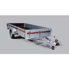 Takket v&aelig;re sin praktiske st&oslash;rrelse og allsidige egenskaper har denne hengeren mange bruksomr&aring;der. Den brukes ofte til transport av mindre kj&oslash;ret&oslash;y, men h&aring;ndterer ogs&aring; alle typer tunge lass med letthet. Den har en sterk bladfj&aelig;raksel som gj&oslash;r den enkel &aring; trekke, spesielt p&aring; ujevne veier. Den kan utstyres med en tippeskrue, som gj&oslash;r lasting og lossing enda enklere og mer effektivt.