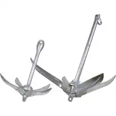 <h2>Sammenleggbar paraplydregg i galvanisert st&aring;l.</h2>
Dreggen er sammenleggbar for &aring; ta lite plass i b&aring;ten n&aring;r den ikke er i bruk. Dreggen har &oslash;ye p&aring; skaftet.