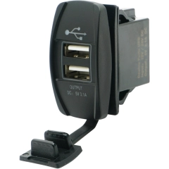 USB uttak, dobbel