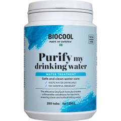 Biocool Purify my drinking water 250 tabletter