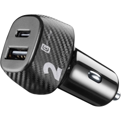 Cellularline USB-C & USB-A billader 12/24V 20W