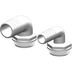 TruDesign Tank Fitting 90° slangestuss