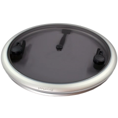 Dekksluke i aluminium, rund
