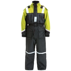 1852 Flytedress barn Svart m/fluor gul