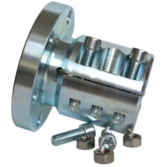 Standard klemflens for propeller aksel